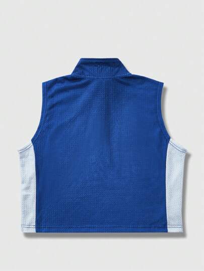 Street Life Men's Y2K Jersey Style Slim Fit Sports Vest, Suitable For Spring And Summer