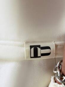 NEON BLANC Áo thun nam cơ bản màu trắng có họa tiết thêu, phong cách đường phố, mùa hè - trắng - Xem 6
