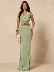 SHEIN BAE 女士日常两件套服装