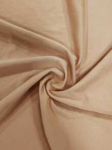 INAWLY Vestido elegante de verano con volantes color caqui talla grande - Caqui - Ver 4
