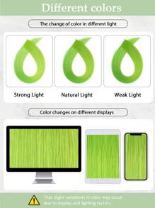 10 件装 100% 真人发片接发 绿色 25 克 18 英寸 丝滑无缝隐形 适合稀疏发质 女士 优质浓密发梢 健康耐用接发 隐形接发片 适合沙龙 - SGreen - 查看 9