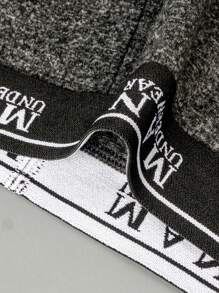 5条装男士弹力舒适平角内裤 - 彩色 - 查看 5