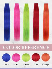 10 件装 100% 真人发丝接发 红色 25 克 18 英寸 丝滑无缝隐形 适合稀疏发质 女士 优质浓密发梢 健康真人发丝接发 隐形接发带 适合沙龙 - SRed - 查看 7