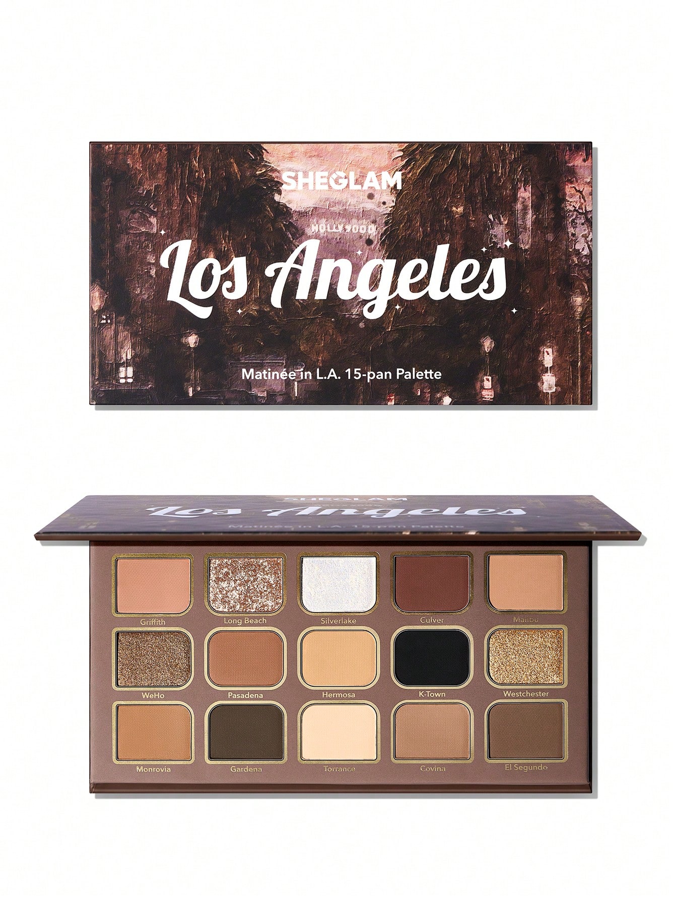 SHEGLAM MatinéE In L.A. باليت 15 لون علامة تجارية...