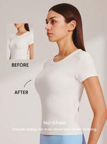 LUVLETTE Dream Curve Support+  Wireless Push Up T-Shirt Bra Blue Bra