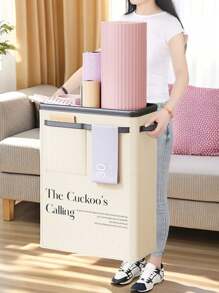 1pc Collapsible Household Sports Gear Storage Basket, Yoga Mat Storage Box - Multicolor - View 5