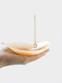 SHEIN 1 对牛油果形硅胶乳贴/乳贴，适合夏季穿着连衣裙、婚纱 - 棕色 - 查看 5