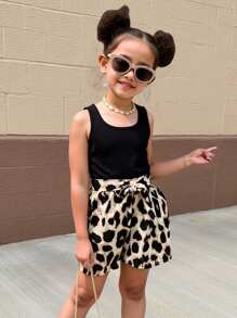 Young Girl's Solid Color Fitted Casual Jumpsuit - White - View 1