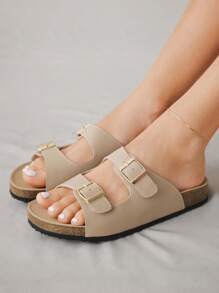 Solecia Women's Casual Versatile Flat Sandals, Summer