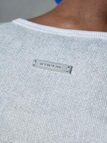 NEON BLANC Men's Streetwear Style Star & Stripe Letter Print Knit Tank Top, Suitable For Summer, School - Red and White - View 6