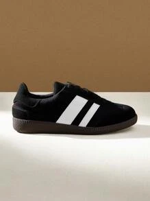 CUCCOO EASI 女士时尚百搭简约休闲运动鞋 - 黑與白 - 查看 8