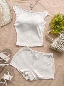 Soleia Conjunto de dos piezas para mujer para uso diario