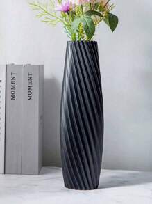 1pc European Style Hydroponic Vase With Creative Decorative Design, Plastic Flower Vase Gifts Birthday Graduation - Multicolor - View 7