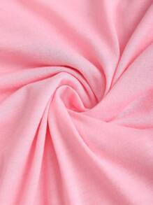 Sweetra Women's Romantic And Cute Y2K Style Summer Holiday Tee - Pink - View 4