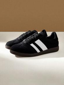 CUCCOO EASI 女士时尚百搭简约休闲运动鞋 - 黑與白 - 查看 2