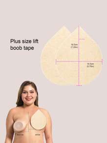 Wedaily 16 buah kapas pembersih makeup berbentuk tetesan air mata dari bahan non-woven, sederhana & praktis untuk berbagai keperluan. - Aprikot - View 3