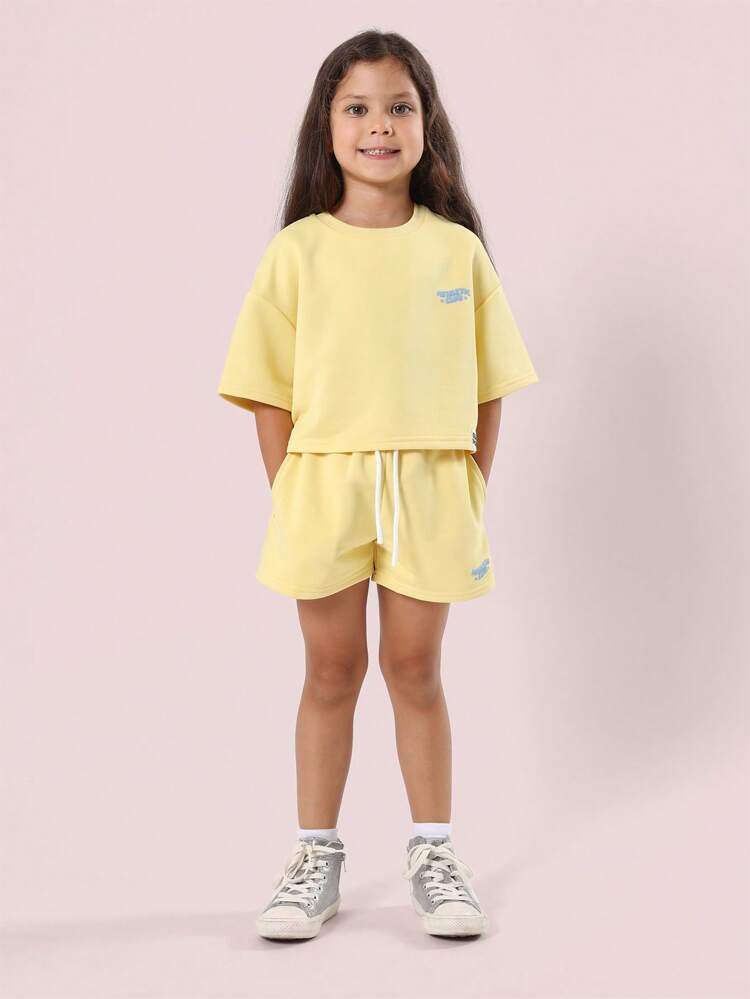 Activewear Leisure Sports T-Shirt Co-Ords