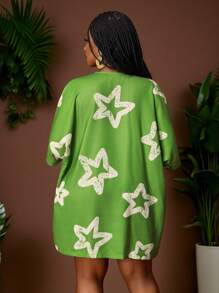 Slaydiva 2025 New Summer Outfits For Women, Exclusive Resort Casual Green Loose Woven - Multicolor - View 7