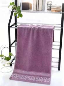 Wholesale 100% Cotton Towels, Thick And Absorbent For Home Use, Maze Patterned Facial Towels, Wedding Gifts, Solid Color Wholesale. - Multicolor - View 2