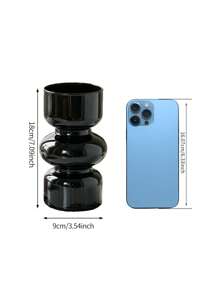 One Piece Glass Vases For Flowers For Home Decor, Holiday Gifts,Home Decor,Flower Vase,Centerpiece,Table Decor Back To School Room Decor School Supplies - Multicolor - View 2