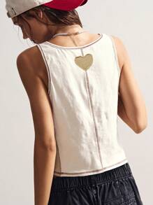 Bohemela BOHO Knitted Color Block Casual Fitted Women Camisole