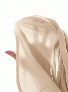 SHEIN Teen Girls' 3 Piece Set: Apricot Casual School/Home Loose Shirt, Vest And Relaxed Pants Set - Apricot - View 10