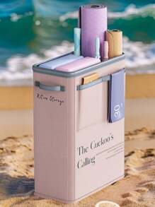 1pc Collapsible Household Sports Gear Storage Basket, Yoga Mat Storage Box - Multicolor - View 3