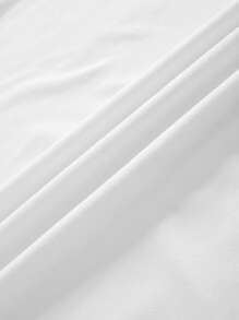 SHEIN Women Beaded Lace Bow Casual Short Sleeve Round Neck T-Shirt - White - View 4