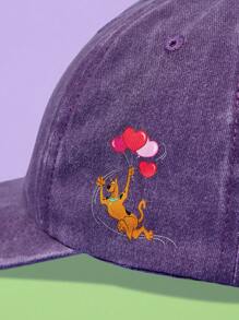 SCOOBY-DOO X SHEIN 印花设计水洗棒球帽