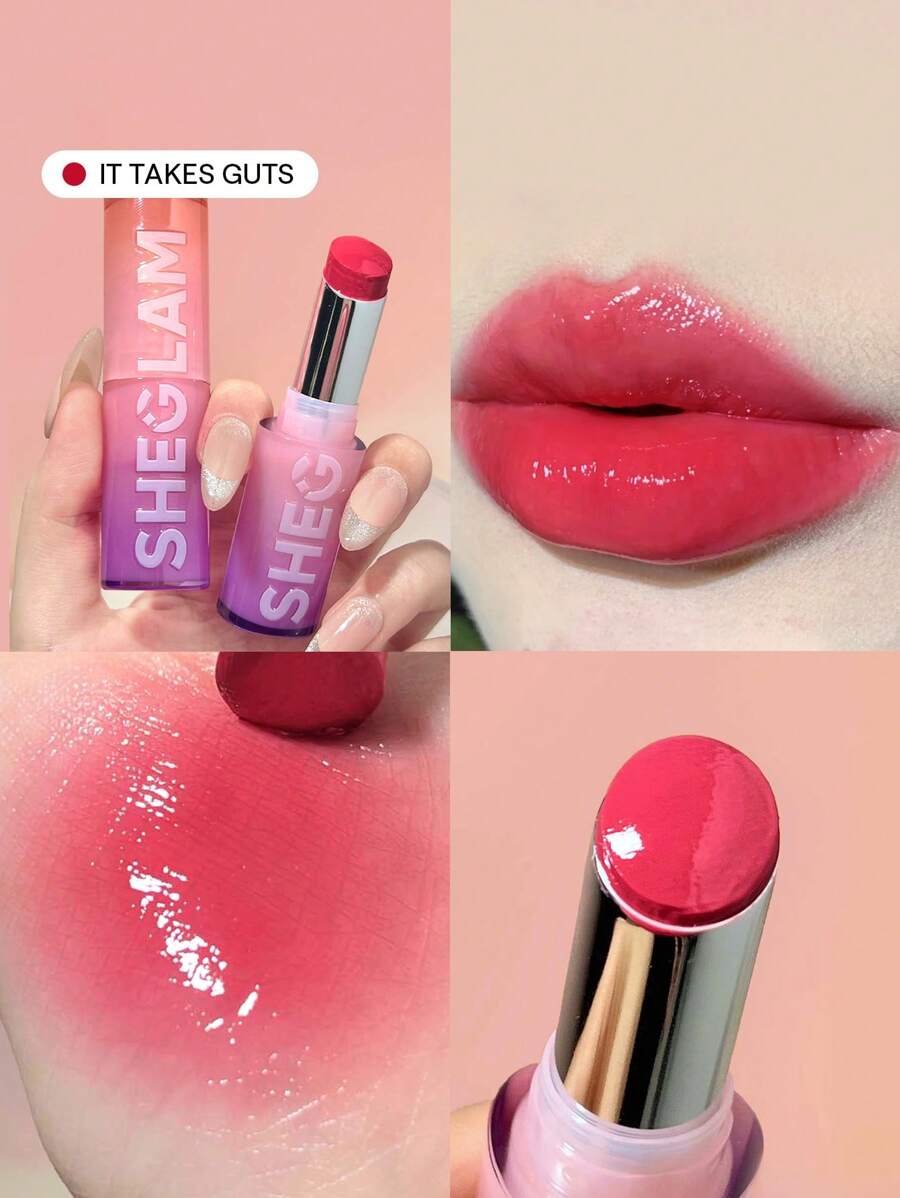 LáPiz Labial Brillante Mirror Kiss: It Takes Guts, 12 Colores, Brillo Intenso, Brillo Labial Hidratante, Reduce Las LíNeas Finas De Los Labios, BáLsamo Labial, Maquillaje De Labios Lip Combo Marca Belleza Maquillaje Maquullaje CosméTica Para Mujeres NiñAs Perfecto Para Invierno Primavera Verano Ideal Para Y2K Elegante Moda Adecuado Para CumpleañOs DíA De La Madre Regalo Fiesta Listo Mejor Color - It Takes Guts - Ver 1