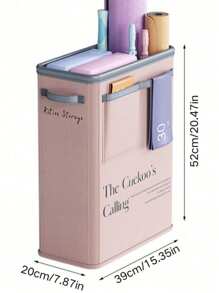 1pc Collapsible Household Sports Gear Storage Basket, Yoga Mat Storage Box - Multicolor - View 9