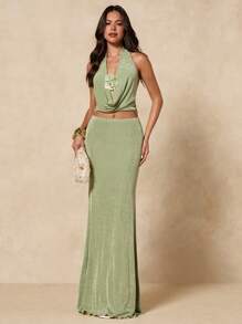 SHEIN BAE 女士日常两件套服装