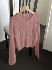 DAZY Cárdigan ligero y holgado para mujer con un toque juvenil