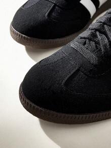 CUCCOO EASI 女士时尚百搭简约休闲运动鞋 - 黑與白 - 查看 9