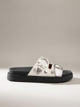 Solecia Women's Platform Retro Slippers, Simple Yet Practical Multipurpose Design For Christmas