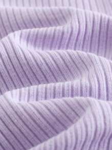 Cozy Pixies 2pcs/Set Baby Girl Rainbow & Strawberry Pattern Soft Knit Camisole Top Set - Multicolor - View 5