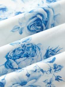 SHEIN Girlism Tween Girls' Summer Floral Print Camisole Maxi Dress - Multicolor - View 6