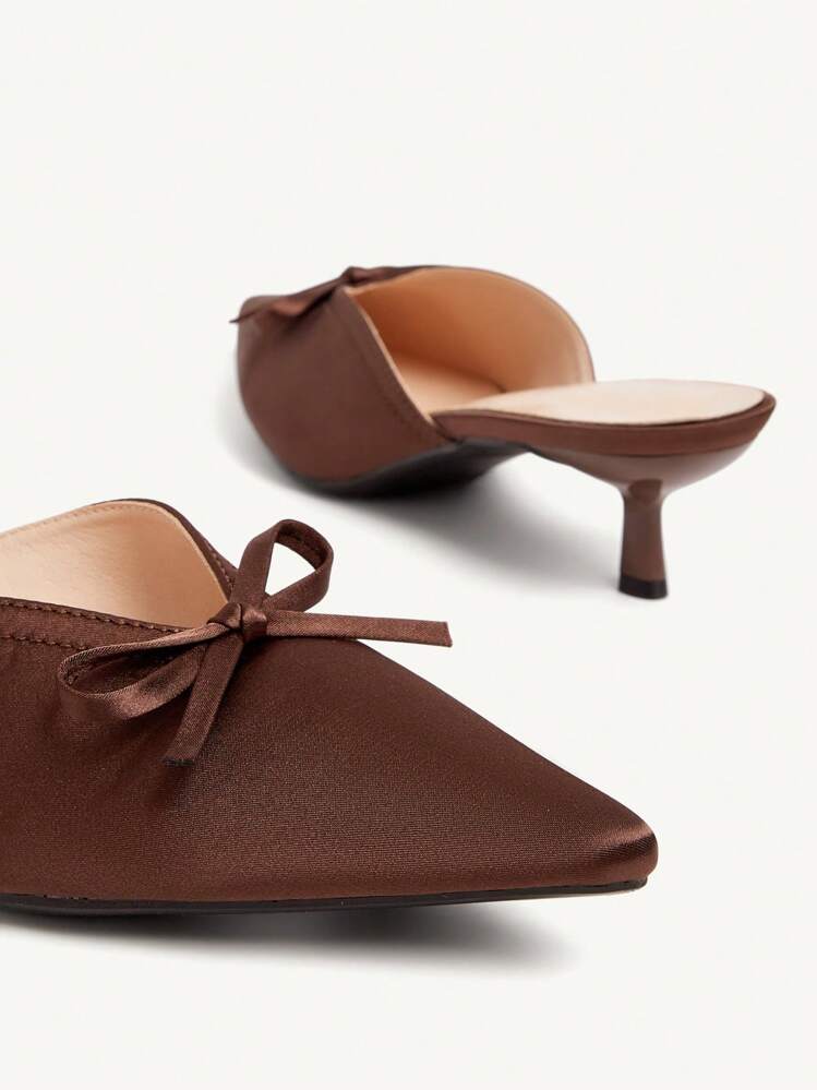 CUCCOO CHICEST صنادل نسائية جديد ذات كعب رفيع رفيع وباطن مفتوح لون أحمر - بني - مشاهدة 10