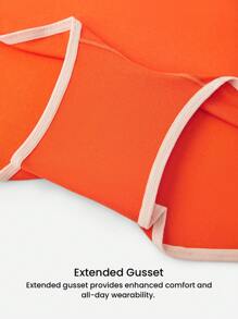 LUVLETTE Plus 2-Pack Airy Cotton Basics Mid Waist Boyshorts Women Underwear Active Panties Set-Colorful Design Lingerie As Outerwear Also Suitable For Teen Girl & Young & Kid - Multicolor - View 6