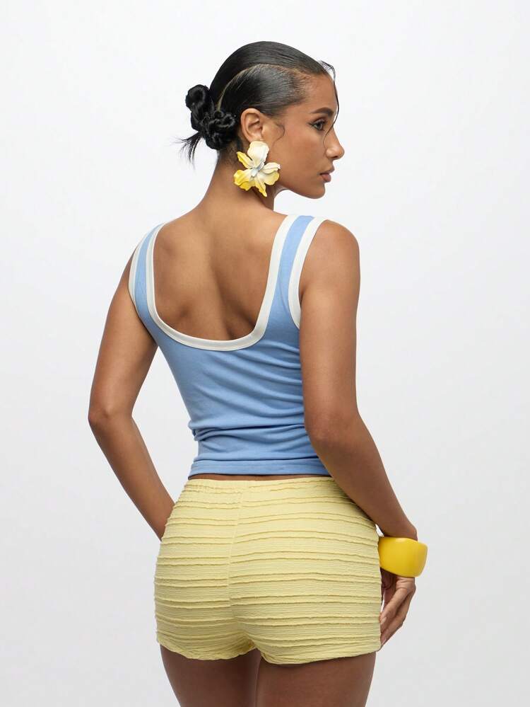 SUMWON WOMEN St Lucia Graphic Racerback Cotton Tank Top For Women