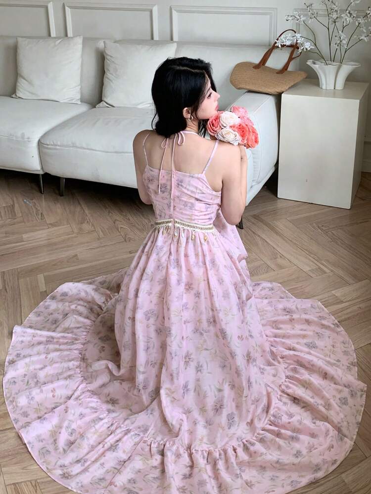 New Summer Women's Floral Print Elegant Long Dress Cruise Outfit For Women Boho