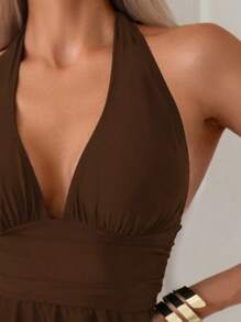 Swim Lushoire 夏日假期海滩纯色比基尼套装