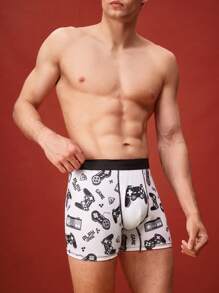 Happy Jammies Męskie bokserki do konsoli do gier z nadrukiem cyfrowym - Wielokolorowe - Zobacz 5