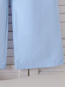 Elladie kids 2 件女童无袖碎花亮黄色上衣和宽松阔腿裤时尚春夏装