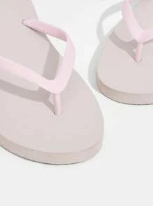 Grefit Chanclas casuales planas para exteriores y playa CUCCOO para mujer, pantuflas cómodas sin cordones - Gris Claro - Ver 3