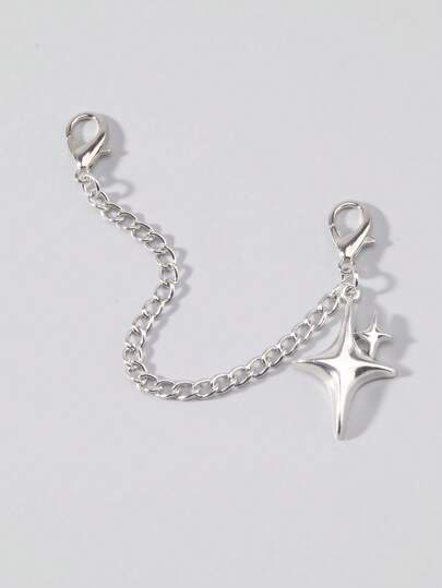 Grunge Punk 1pc Punk Style Star Decoration For Boots, Home DIY, Holiday Party Gift