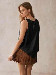 Wildy 美国乡村音乐节波西米亚风印花女士吊带背心