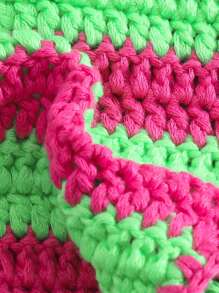 Swim Mod Women's Holiday Beach 3D Floral Knit Cover-Up For Summer Beach Vacation