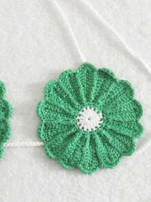 Swim Mod Women's Vacation Style Crochet Sunflower Cover Up, Cute & Stylish Crochet For Summer