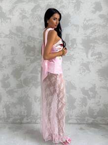 Glamine Women Two Pieces Outfits For Daily Wear - Pink - View 3